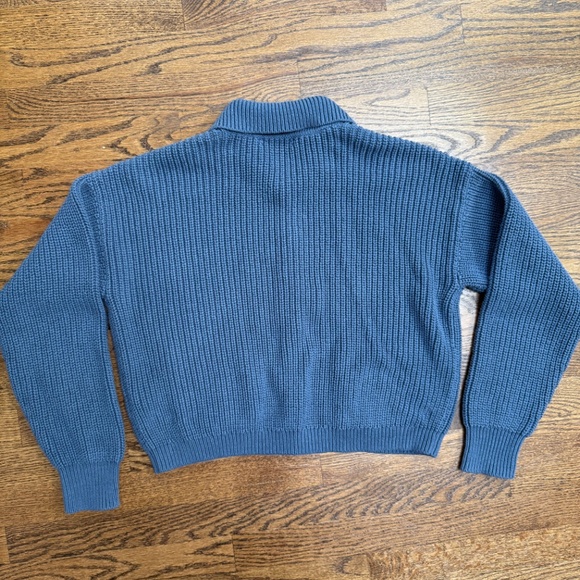 Madewell Ribbed Polo Cardigan Sweater - Picture 3 of 3